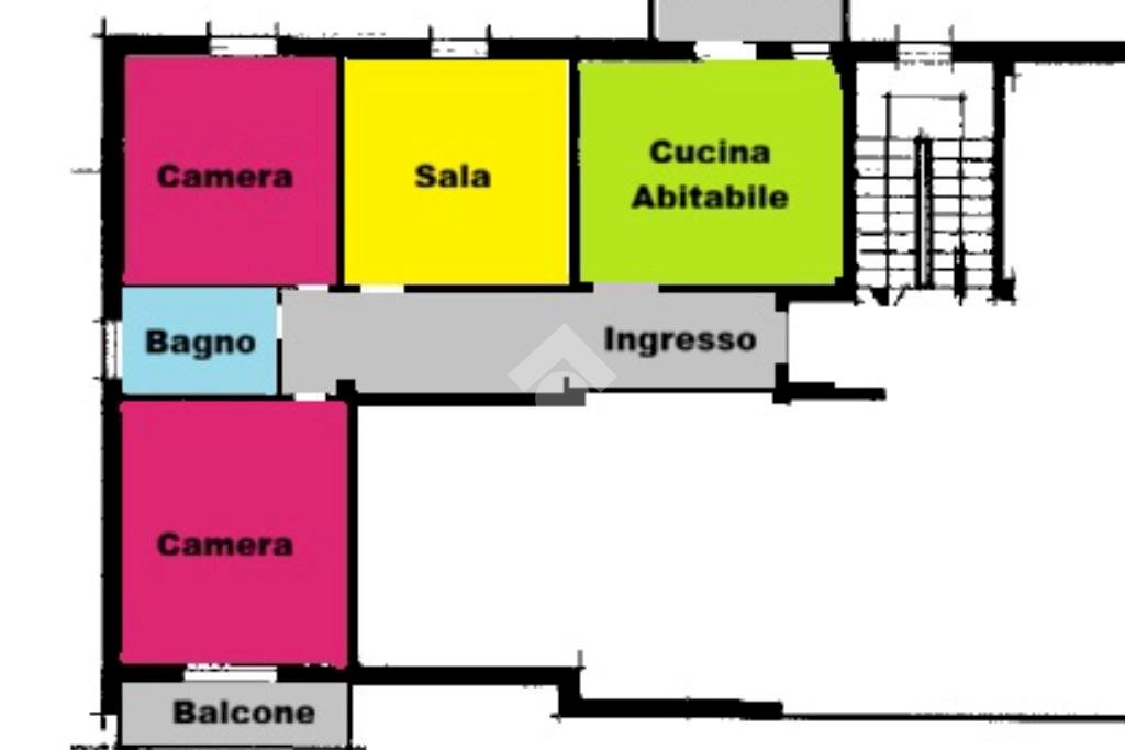 Quadrilocale via della battaglia, Bologna - planimetria 1