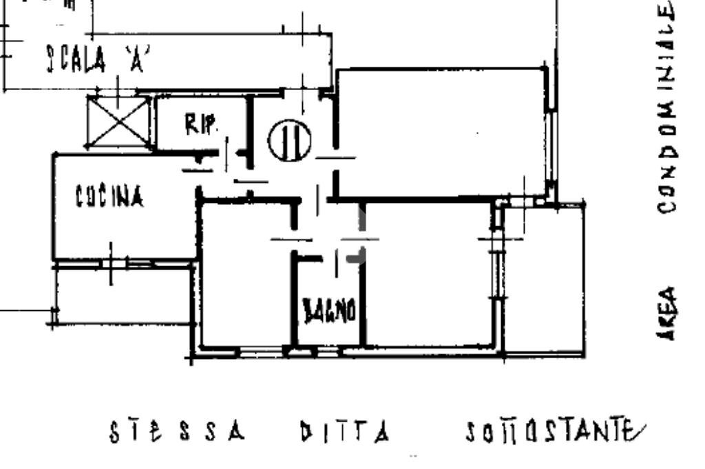 Three-room apartment Via Parigi, Parma (neighborhood San Lazzaro) - floor plans 1