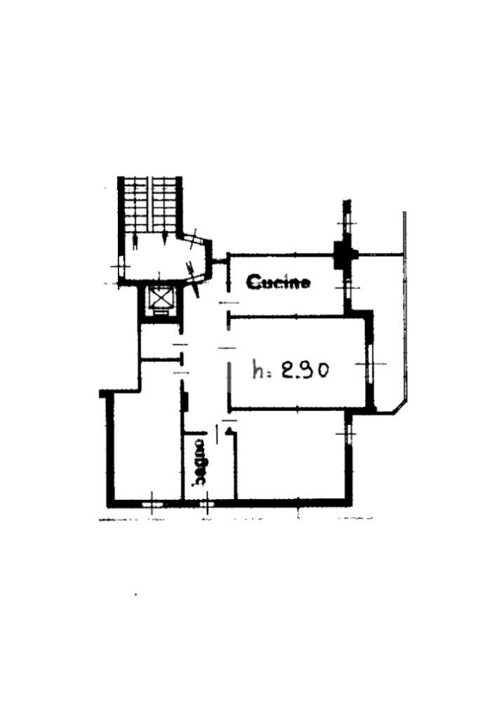 Three-room apartment Via Antonio Gramsci, Cormano - floor plans 1