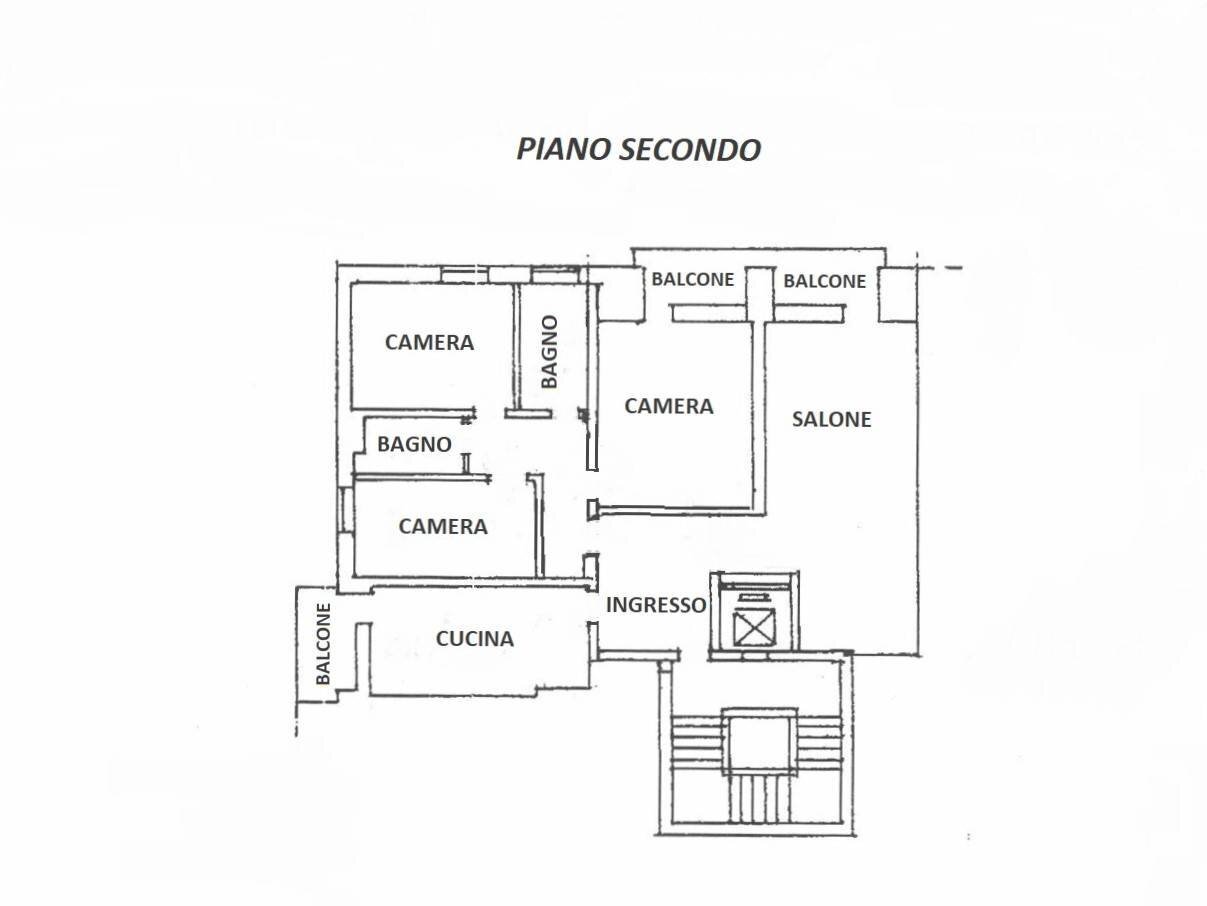 Foto 35 - Appartamento Viale Zobicco, Fabriano - planimetria 1