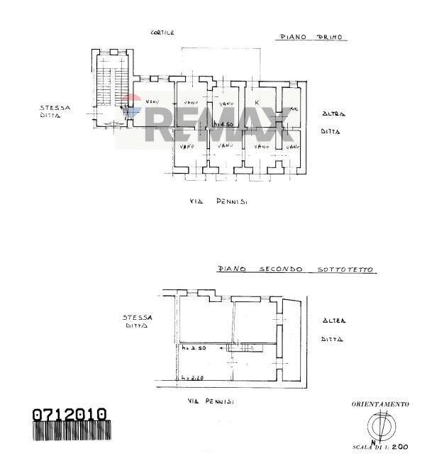 Pianta 2D - Casa indipendente Via Pennisi
 
46, Acireale - planimetria 1