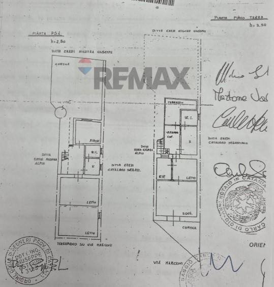 Pianta 2D - Independent house Via Guglielmo Marconi
 
61, Sant'Alfio - floor plans 1