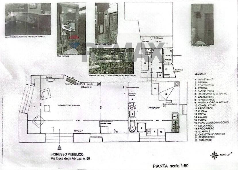 Pianta 2D - Commercial Activity Via Duca degli Abruzzi
 
50, San Giovanni la Punta - floor plans 1
