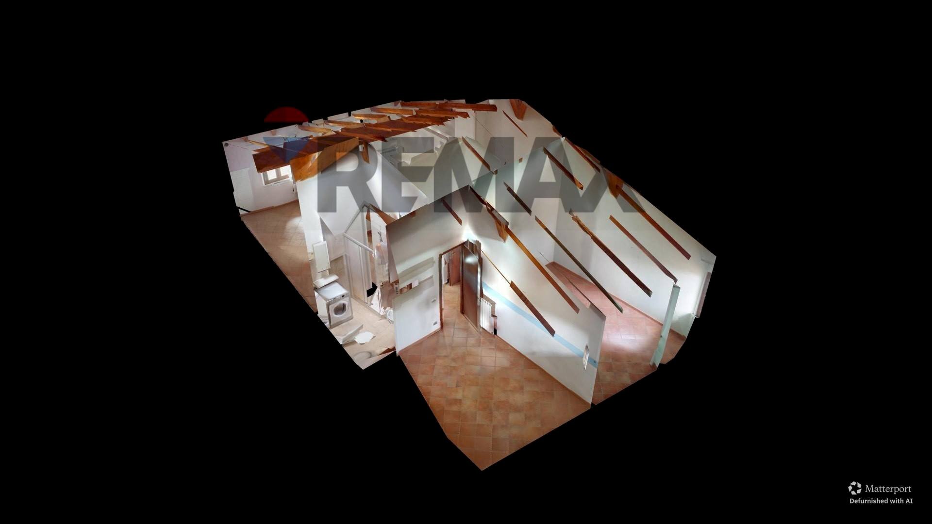 Pianta 3D - Three-room apartment Via Costanza Baglioni
 
50, Cannara - floor plans 1