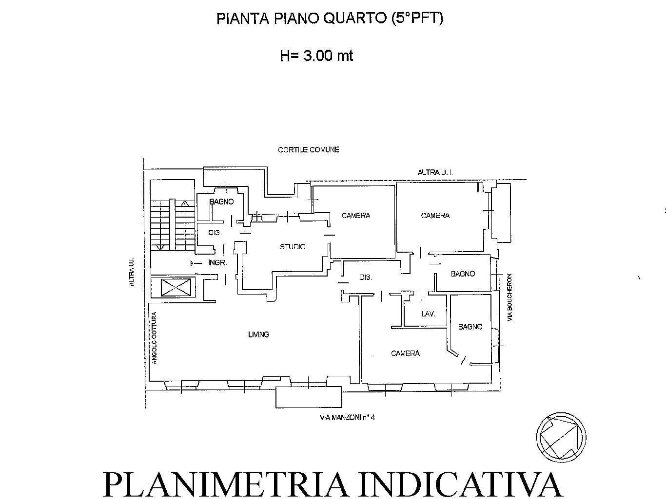 Foto 21 - Apartment Via Alessandro Manzoni, Torino - floor plans 1