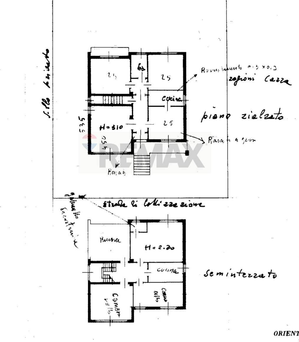 Pianta 2D - Semi-detached house Parma - floor plans 1