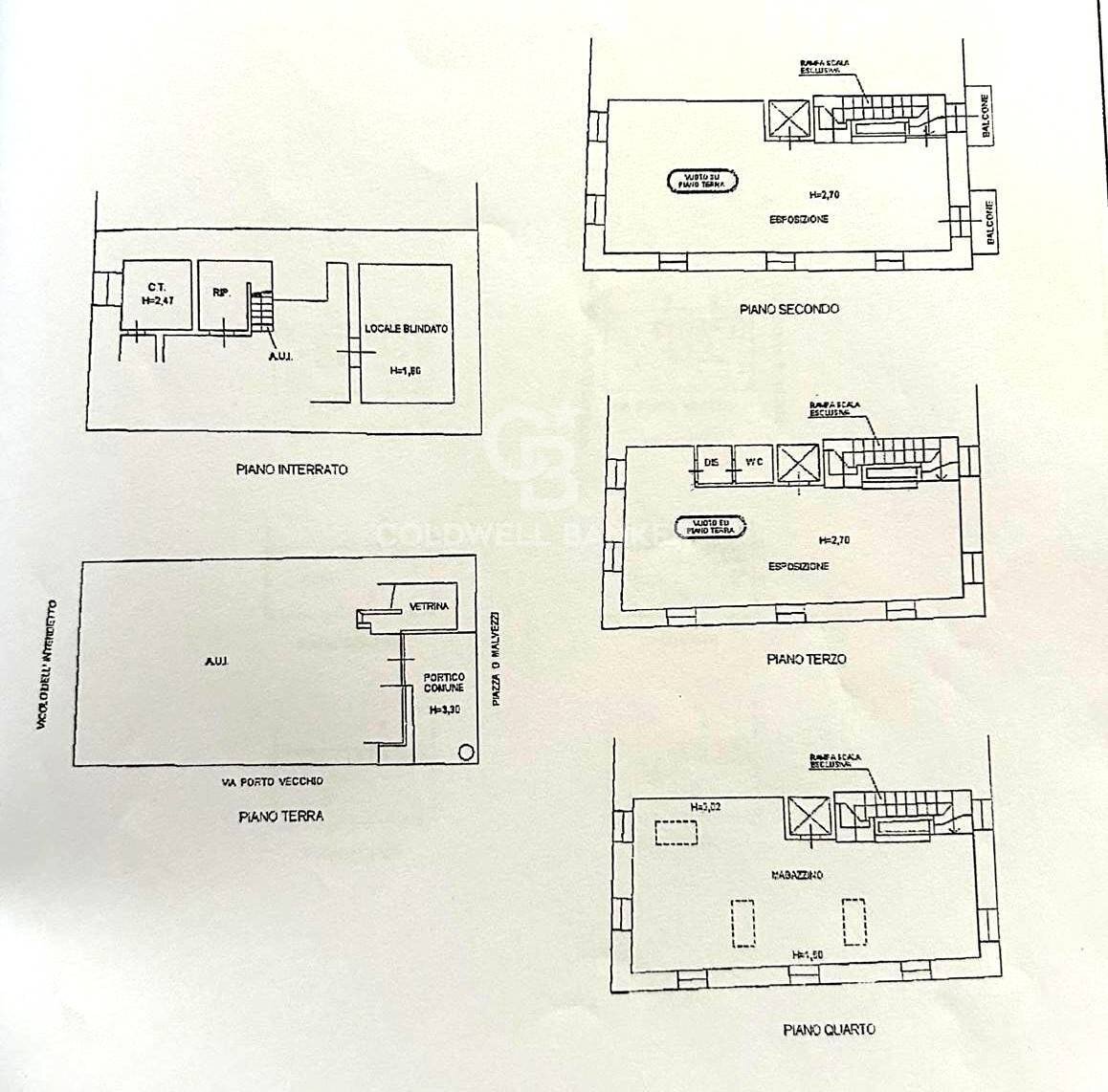 Foto 36 - Commercial Premises piazza Malvezzi
 
23, Desenzano del Garda - floor plans 1