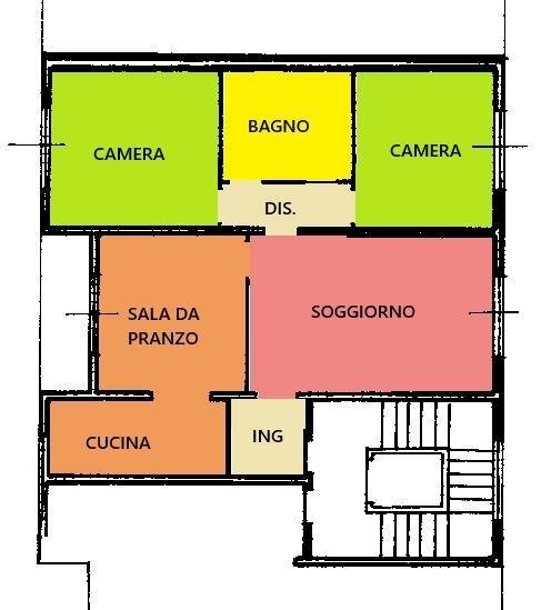 Foto 23 - Trilocale Via Luigi Mutti
 
23, Piacenza - planimetria 1