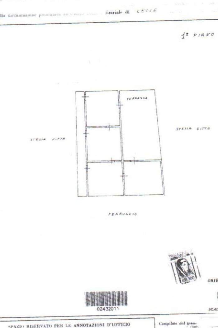 Stable - Palace via San Lazzaro, Gallipoli - floor plans 1