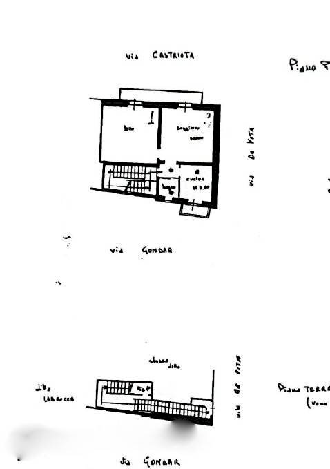 Three-room apartment Lungomare Galileo Galilei, Gallipoli - floor plans 1
