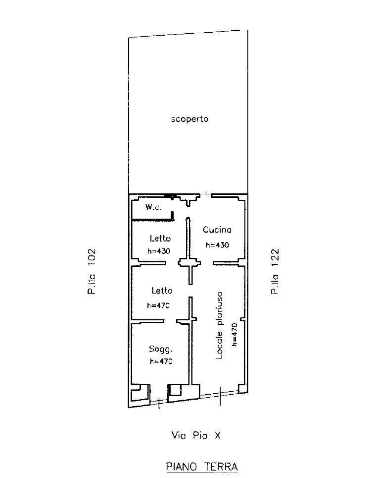 Independent house via San Pio X, Collepasso - floor plans 1