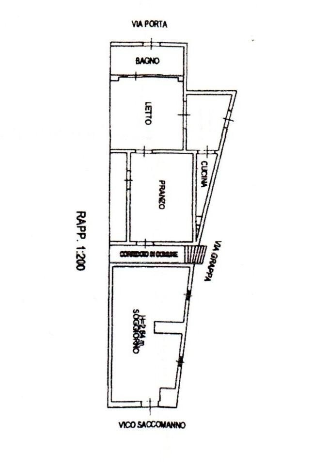 Independent house via Grappa, Tuglie - floor plans 1