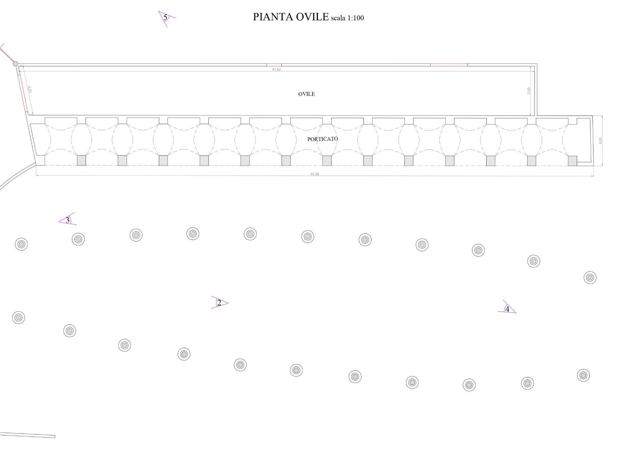 Villa contrada Case Rosse, Oria - floor plans 1