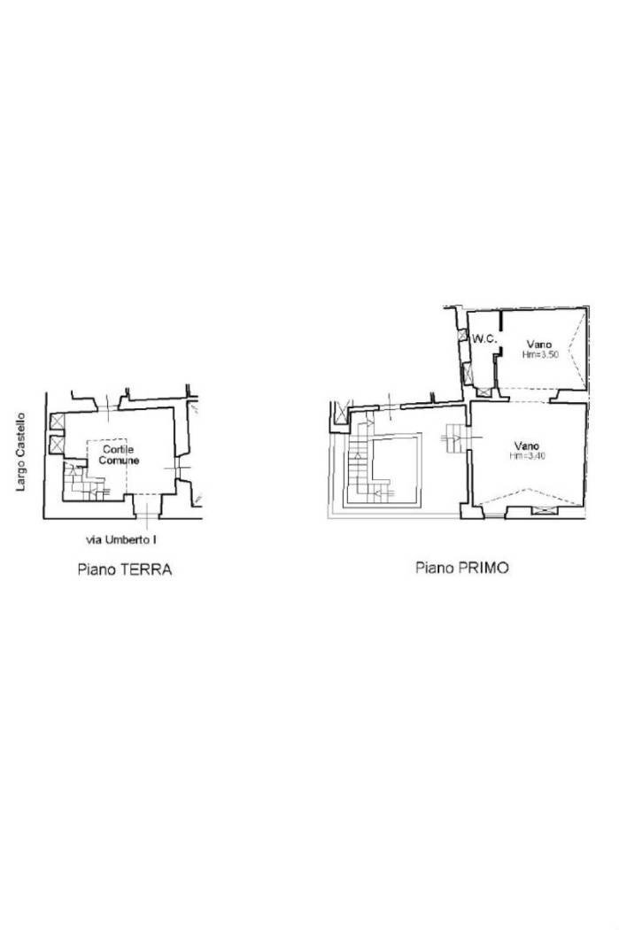 Casa indipendente via Umberto I, Racale - planimetria 1