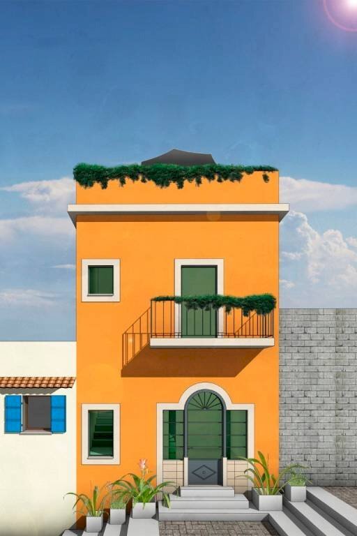 Facciata - Casa indipendente via Santa Rosalia, Matino - foto 2