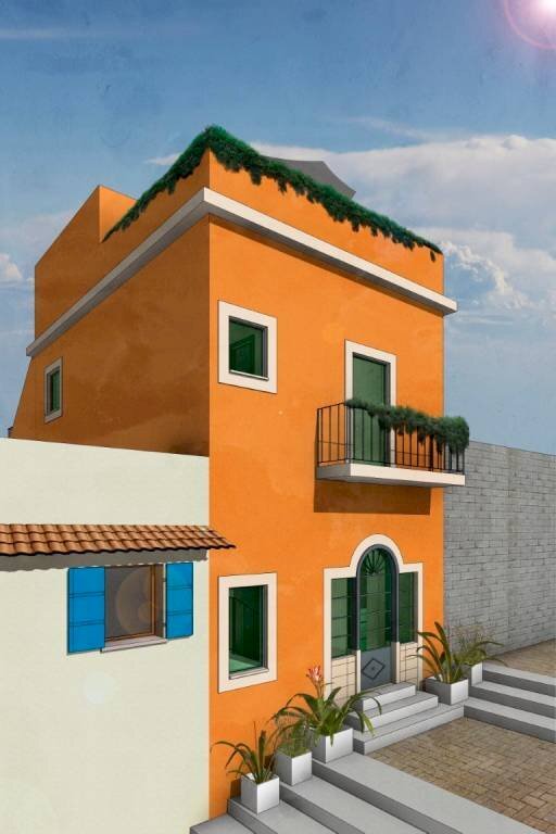 Facciata - Casa indipendente via Santa Rosalia, Matino - foto 3