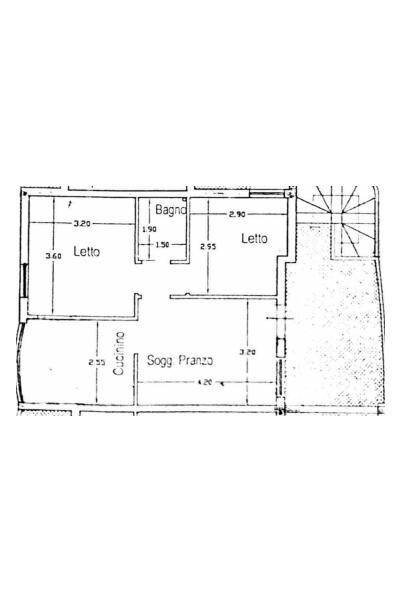 Four-room apartment via delle Robinie, Gallipoli - floor plans 1