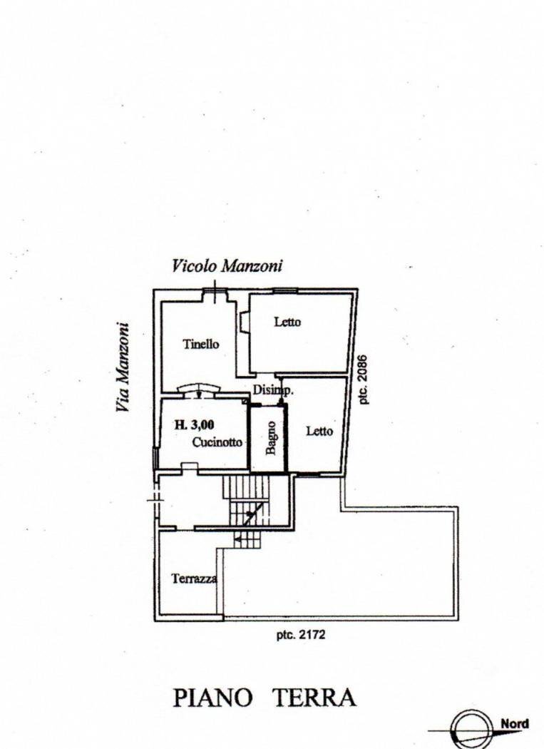 Independent house via Alessandro Manzoni, Matino - floor plans 1