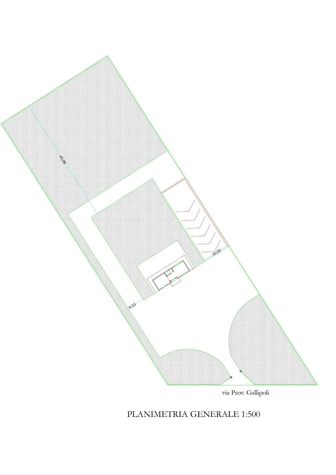 Villa via Provinciale Gallipoli, Parabita - planimetria 1