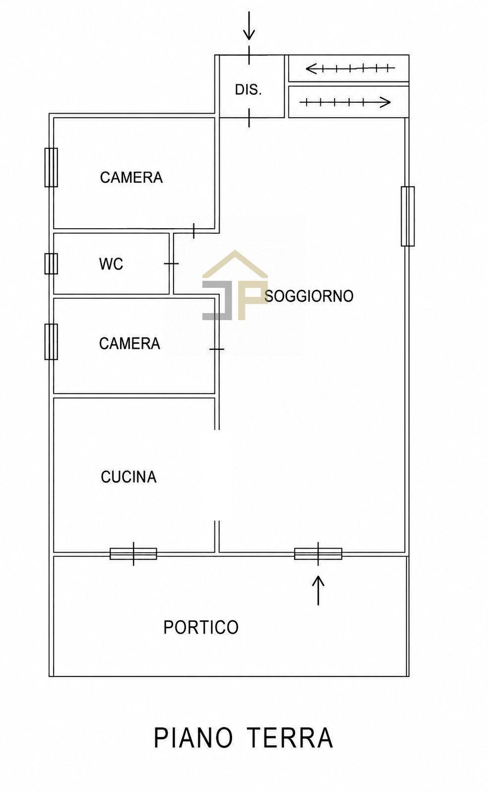 Foto 36 - Semi-detached house Via Salvatore Ciaramitaro, Trappeto - floor plans 1