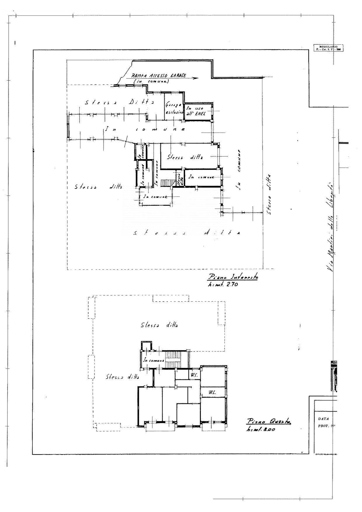 Foto 21 - Four-room apartment Viale Martiri della Libertà, Pergola - floor plans 1