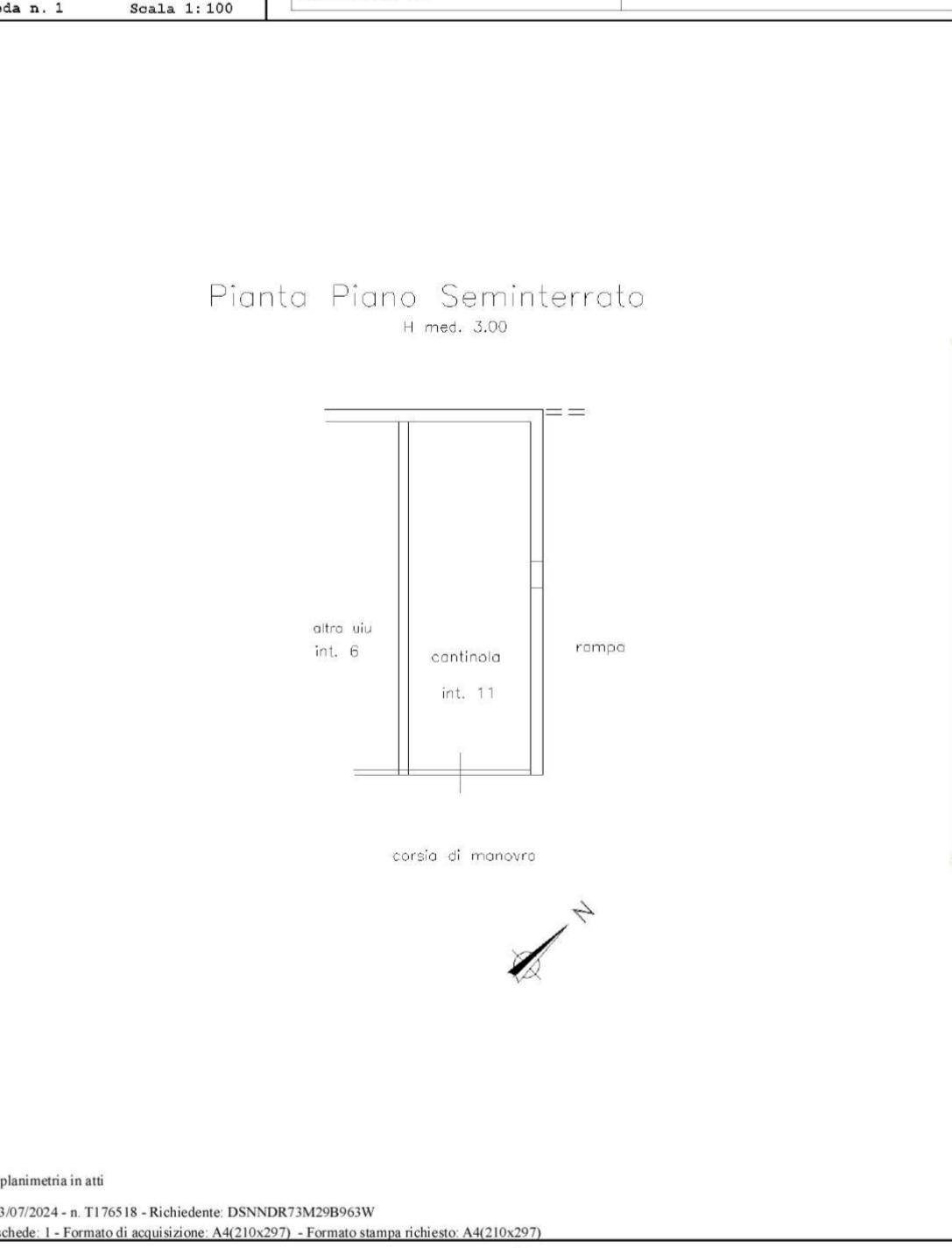 Foto 8 - Box Via Perosi
 
3, Acerra - floor plans 1