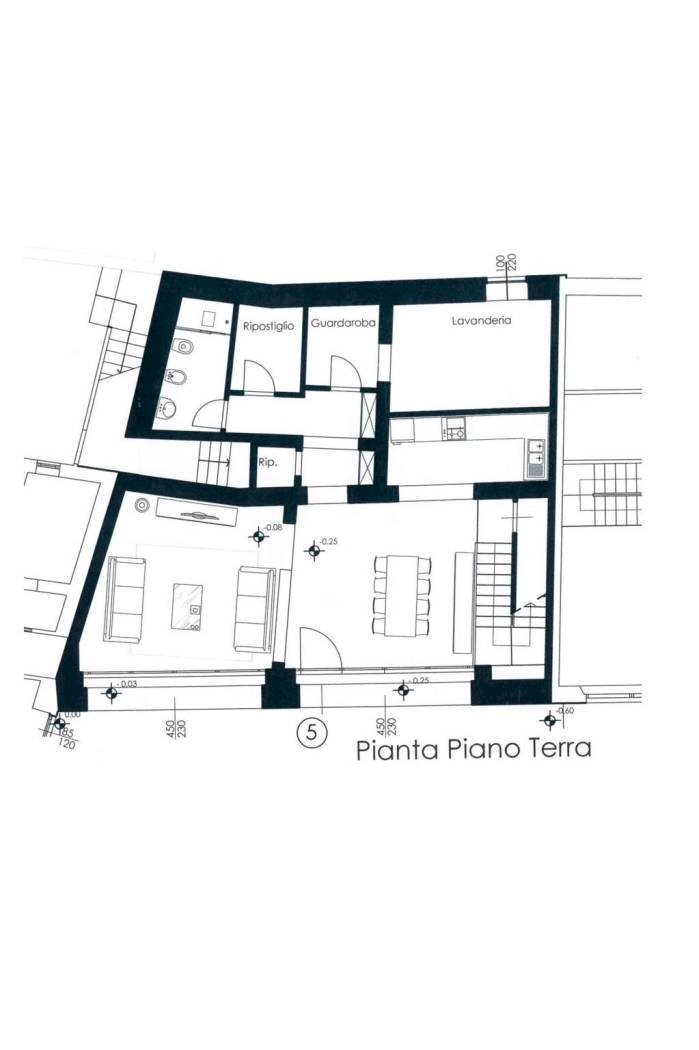 Terraced Villa via San Lorenzo, Signa - floor plans 1