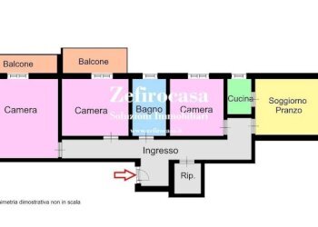 Planimetria - Four-room apartment Sant'Agata Bolognese - photo 11