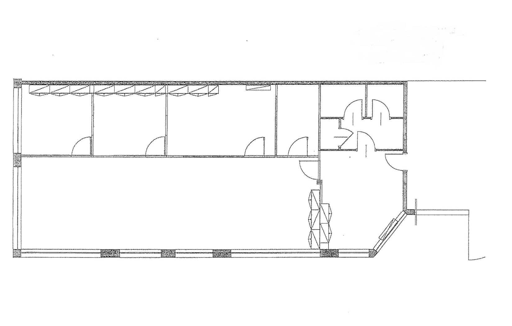 Office strada del Drosso, 33, Torino (neighborhood Mirafiori Sud) - floor plans 1
