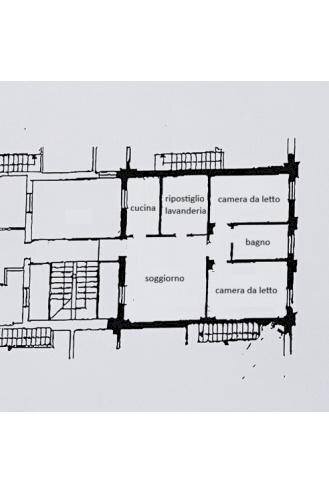 Four-room apartment via Punta, Bologna (neighborhood Borgo Panigale) - floor plans 1