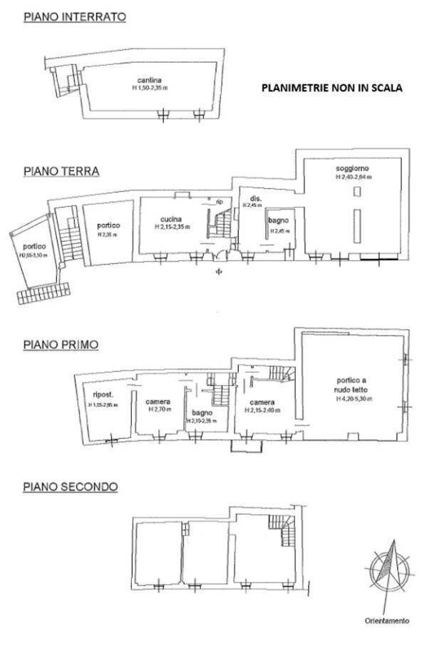 Rustic via Inserra, Cerreto d'Asti - floor plans 1