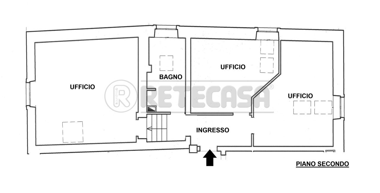PLANIMETRIA - Office Via Venezia 6, Montebello Vicentino - floor plans 1