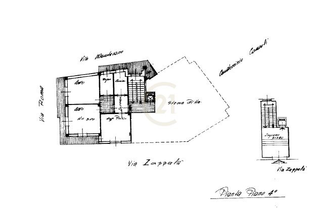 Planimetria.png - Three-room apartment Via Zappalà 5, Mascalucia - floor plans 1