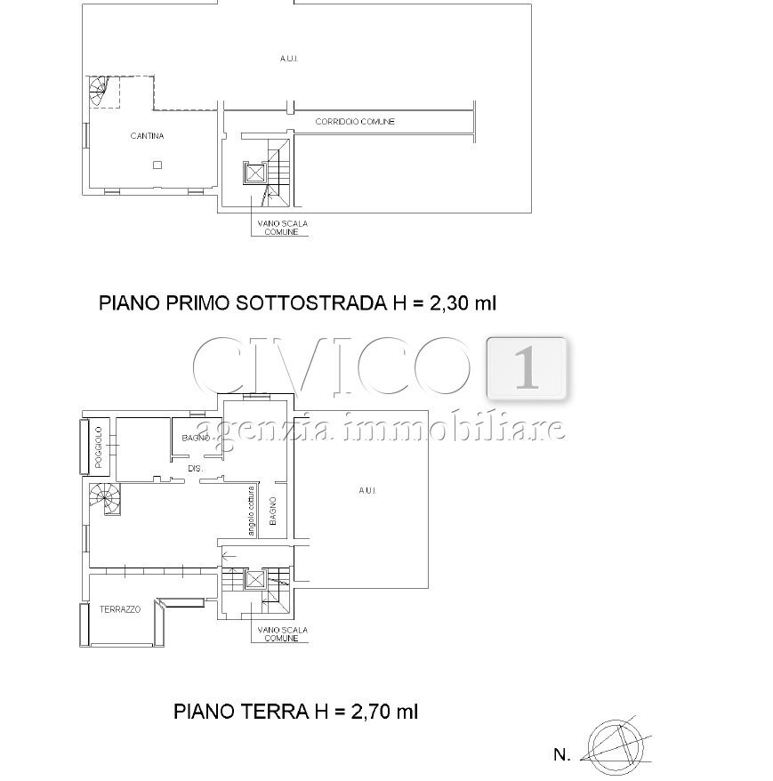 PIANTINA APPARTAMENTO.jpg - Apartment Via Udine 22, Torri di Quartesolo - floor plans 1