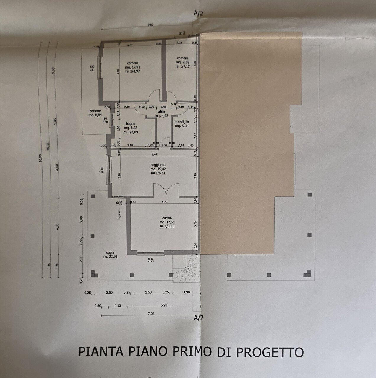 20260428_094315.jpg - Trilocale Via N. Bixio 5, Borgosatollo - planimetria 1