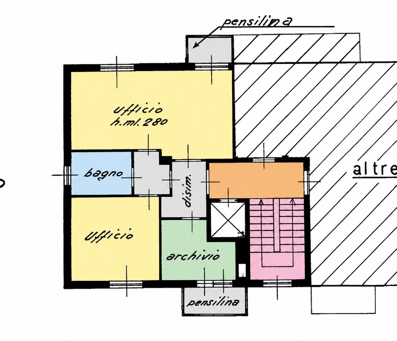 PLN.png - Office Viale Venezia 52, Pordenone - floor plans 1