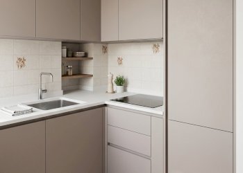 Render idee arredo cucina a vista - Two-room apartment Via Monte Nero 26, Como - photo 16