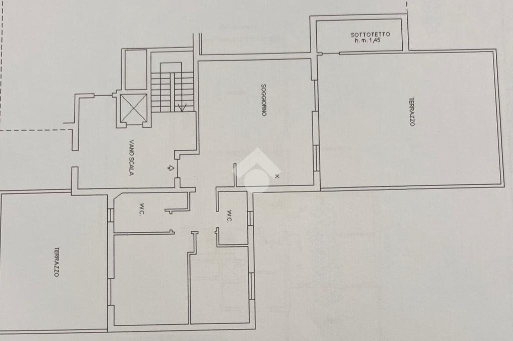 Three-room apartment Via Roma, Calice Ligure - floor plans 1