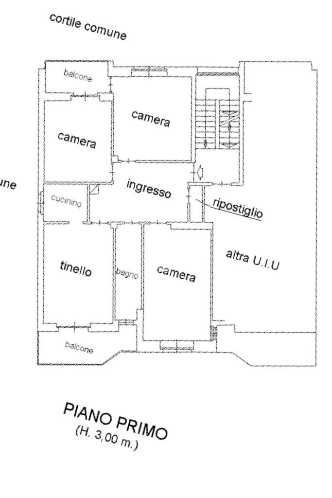 Quadrilocale Via re di puglia, Rivoli - planimetria 1
