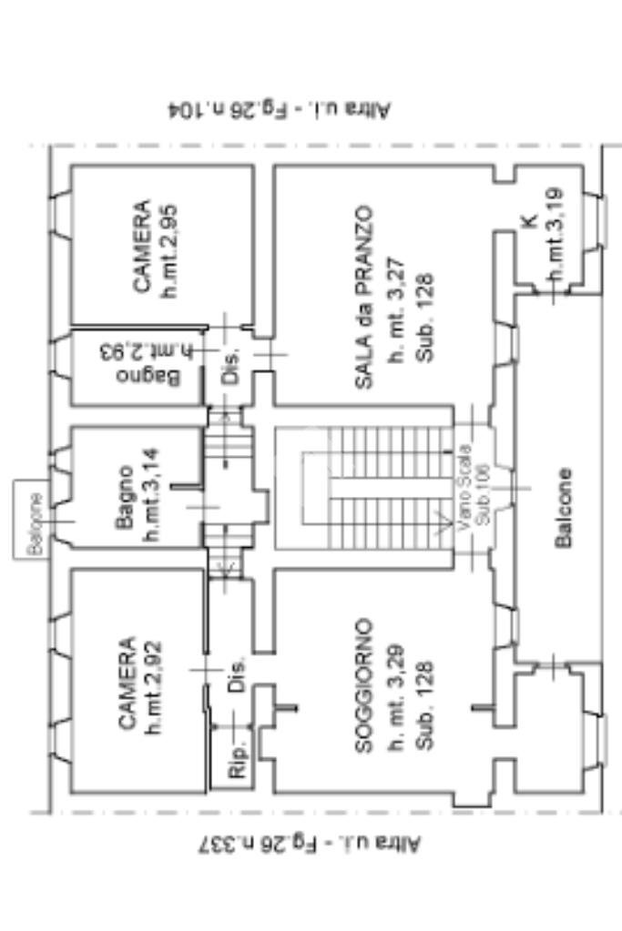 Apartment Via roma, Airasca - floor plans 1