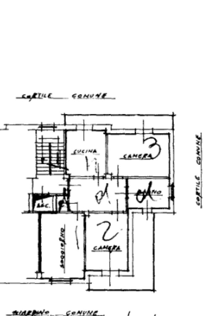 Four-room apartment Via castagnole, None - floor plans 1
