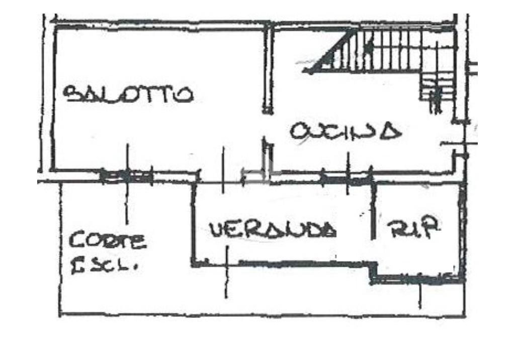Three-room apartment Via del Teatro, Molinella - floor plans 1