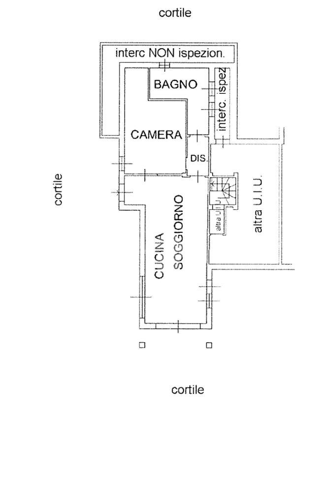 Portion of a house Strada Moncalvo, Moncalieri - floor plans 1