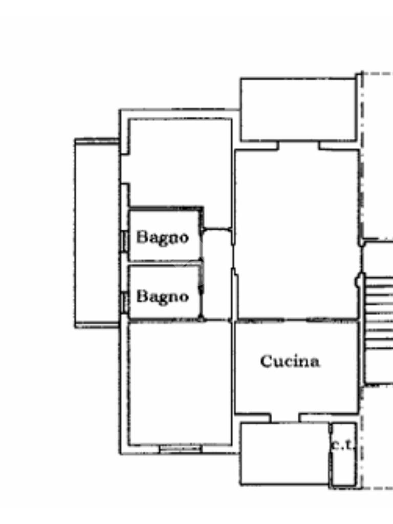 Three-room apartment Via Goffredo Mameli, Cameri - floor plans 1