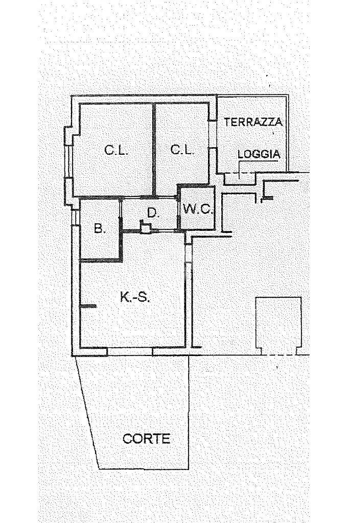 Trilocale Viale Salvatore Bartoli, Rimini - planimetria 1