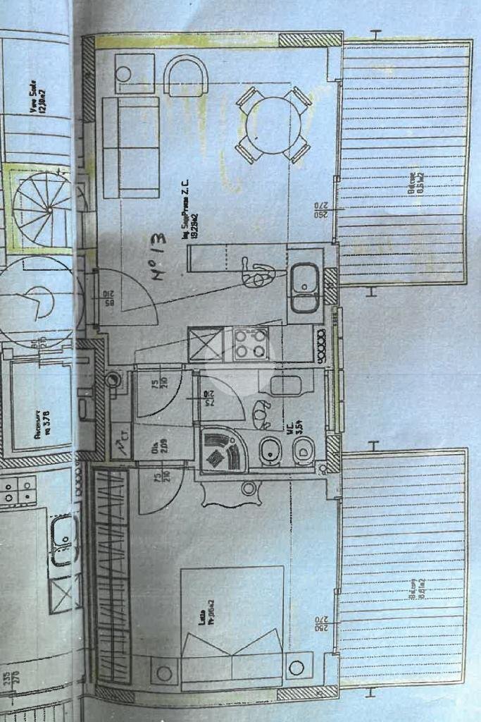 Bilocale Viale Aretusa, Rimini - planimetria 1