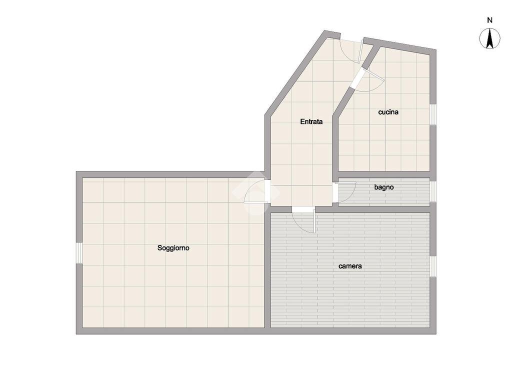 Trilocale Viale espinasse, Milano (zona Villapizzone) - planimetria 1