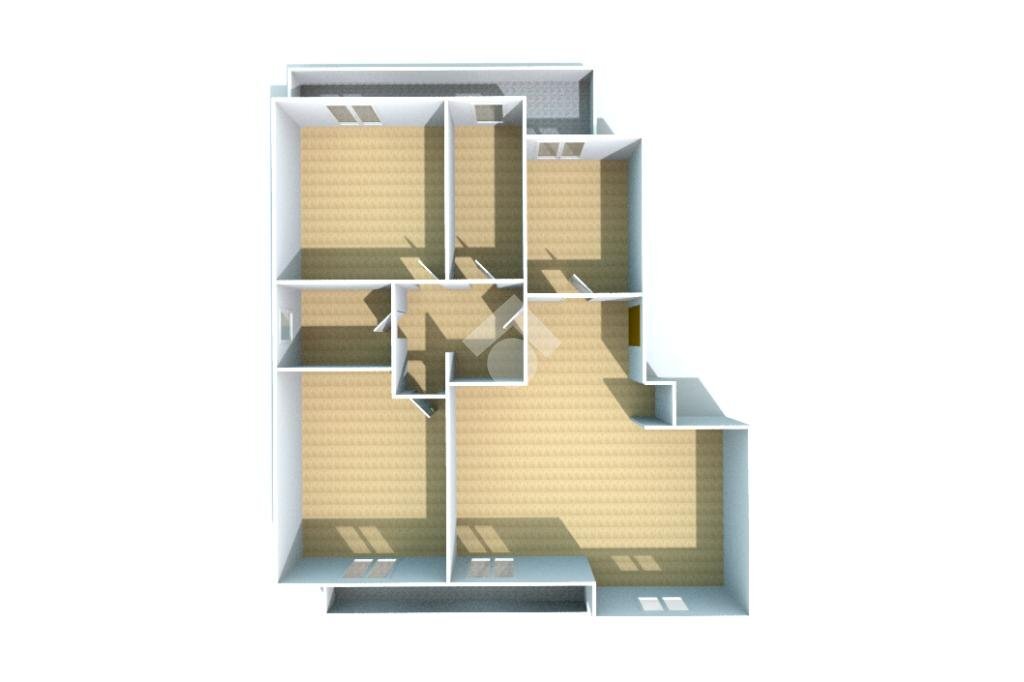 Four-room apartment Via Boccaccio, Asti - floor plans 1
