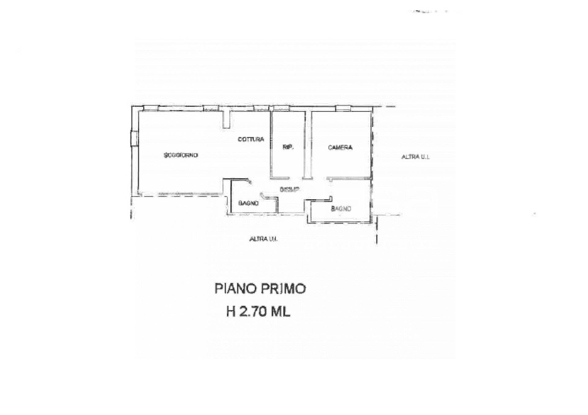 Foto 21 - Trilocale PIAZZALE ROMA
 
76, Istrana - planimetria 1