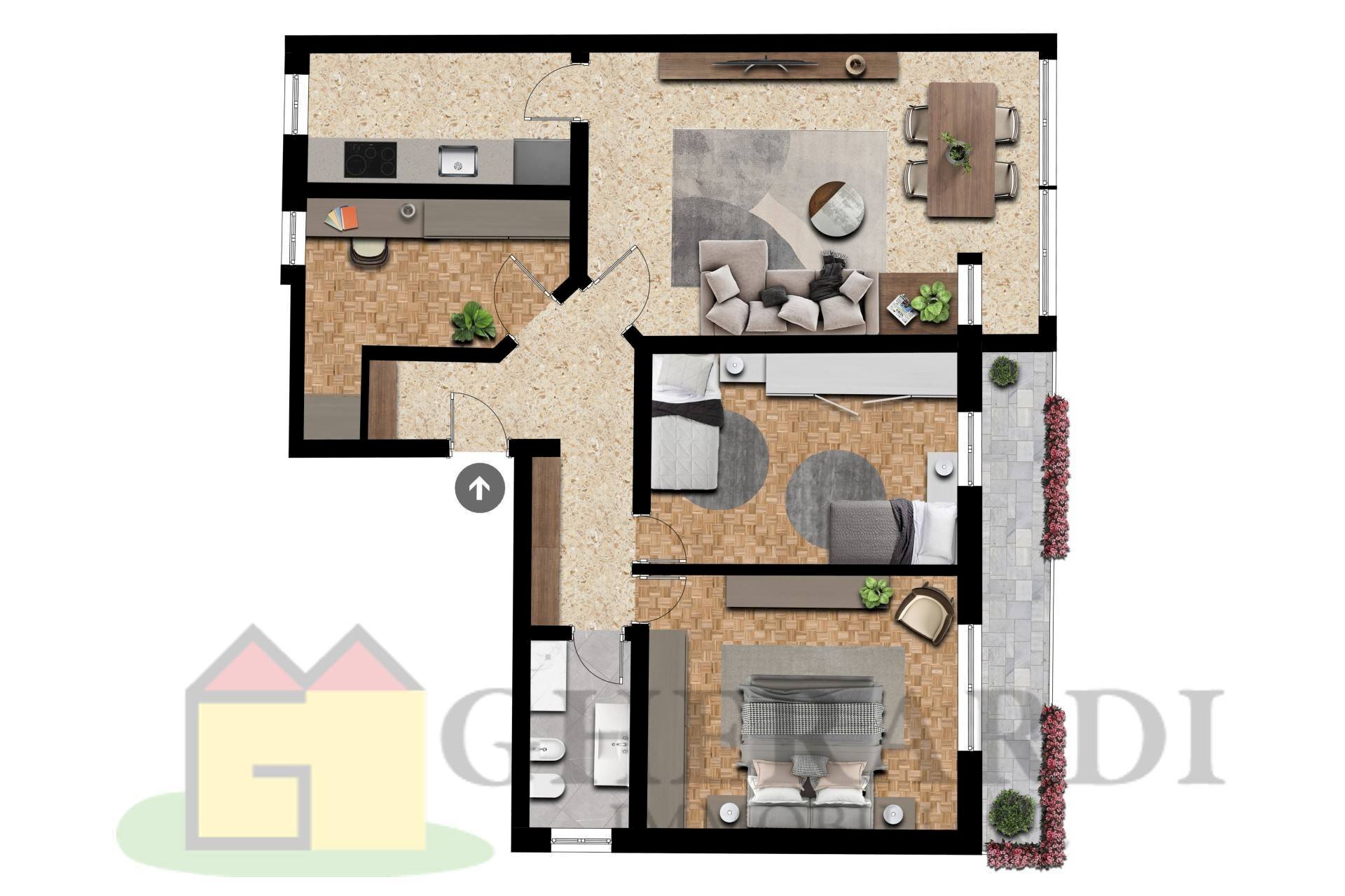 Foto 3 - Apartment Bondeno - floor plans 1